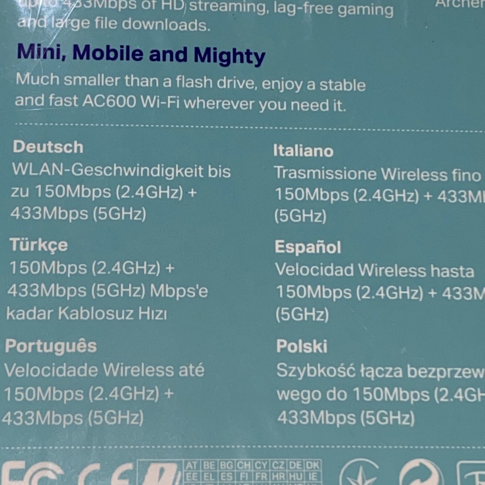 TP-Link AC600 Wireless Dual Band USB Adapter NEW SEALED