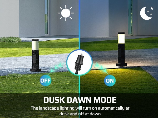 DEWENWILS 200W Low Voltage Landscape Lighting Transformer, 5 Lighting Modes