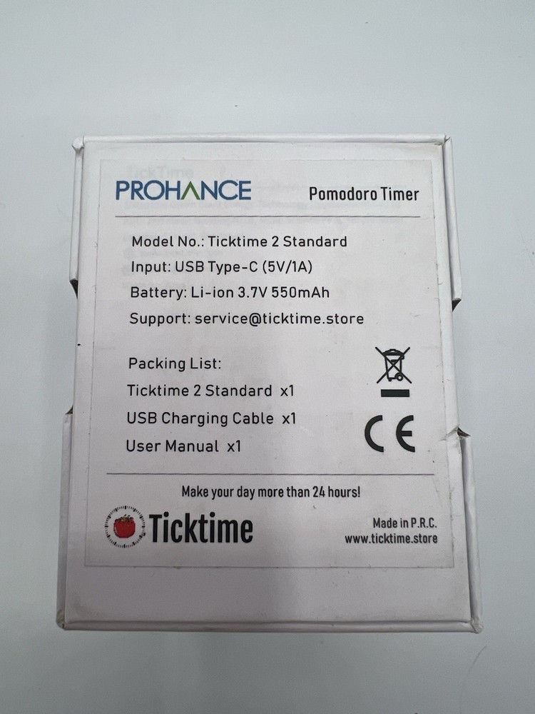 Ticktime Pomodoro Timer, Productivity Timer Cube, Hexagon Magnetic Flip Focus...