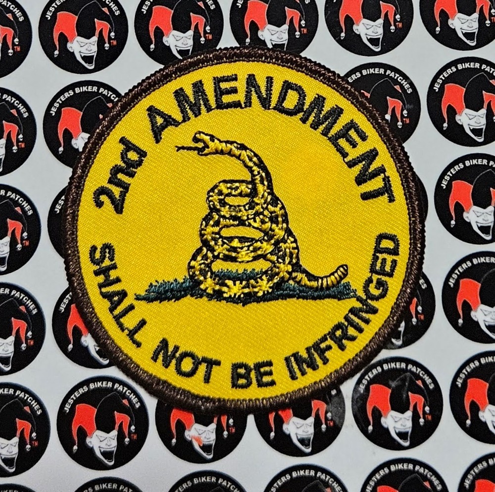 2nd Amendment Embroidered Patch RD014