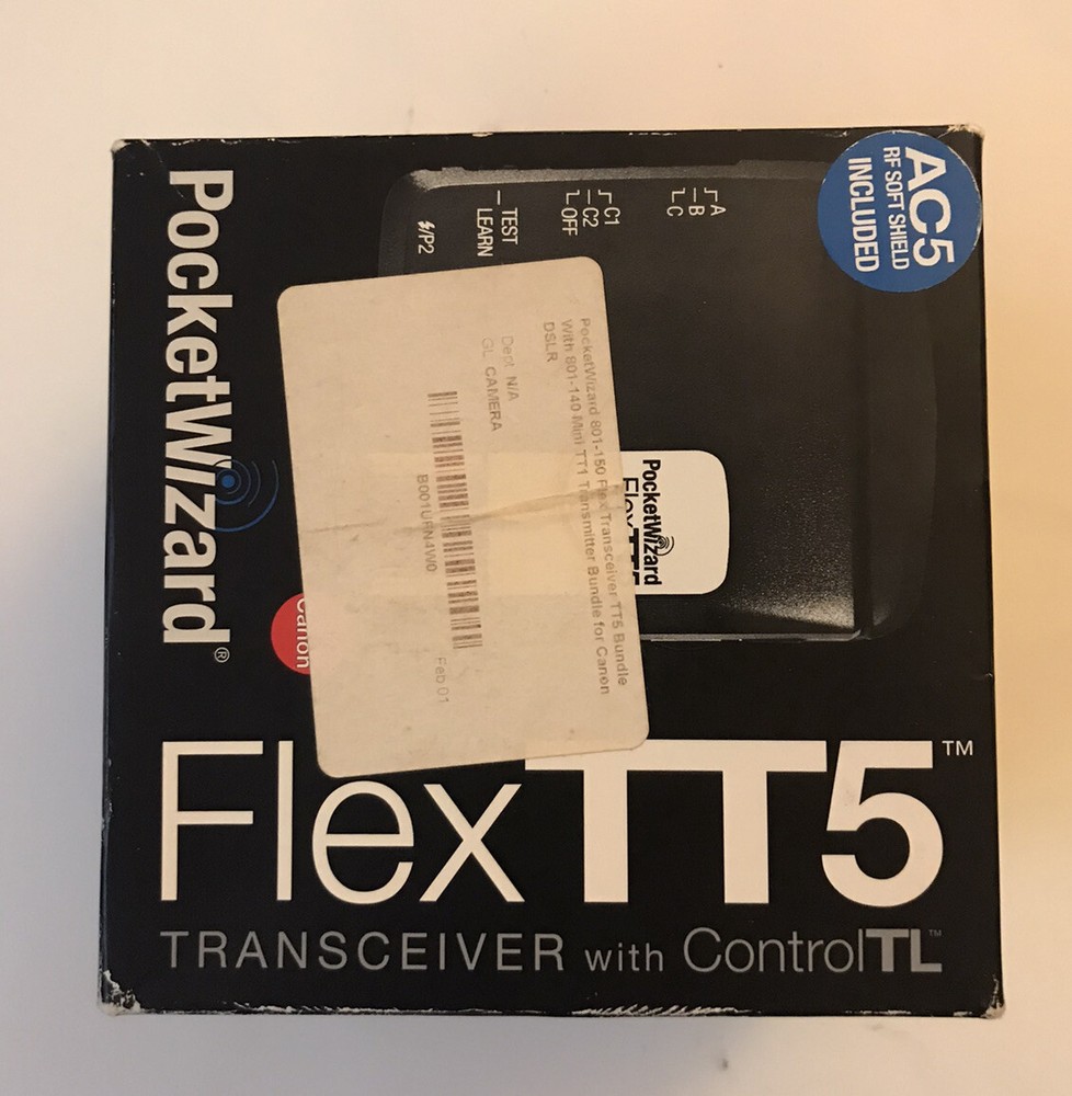 PocketWizard Flex Transceiver TT5 Bundle W/mini TT1 Transmitter for Canon DSLR
