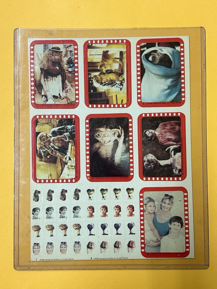 1982 Topps E.T. the Extra Terrestrial Cards New Condition