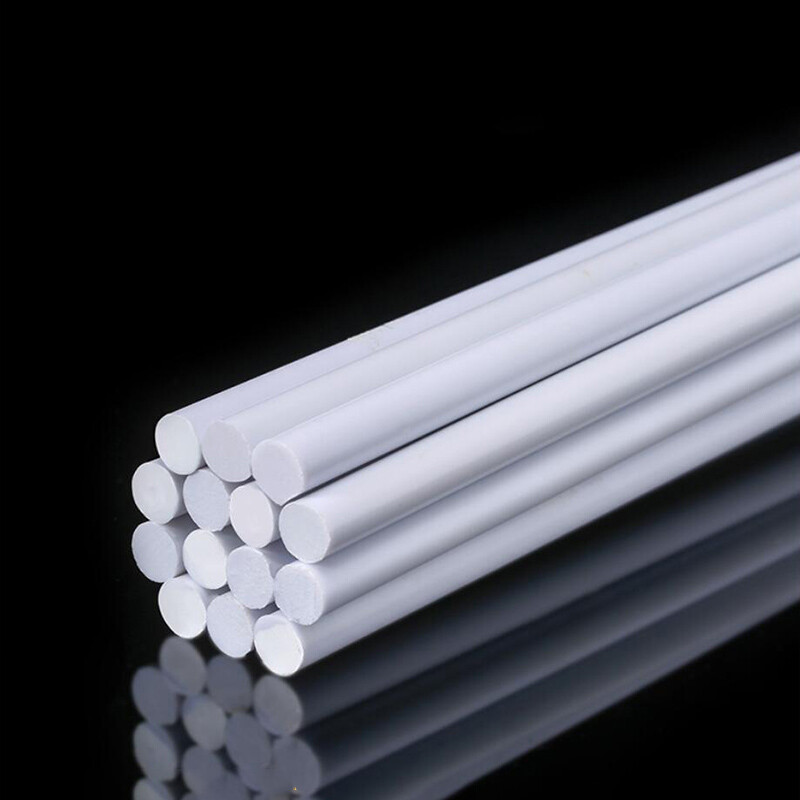 ABS Round Bar Styrene Section Strip for Architecture Model Making 1mm - 15mm