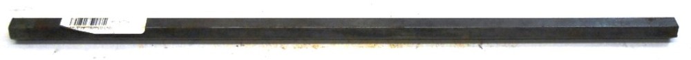 HEX AXLE, 11/16" DIA, 22" WIDTH, TAPPED BOTH ENDS, UNKNOWN BRAND