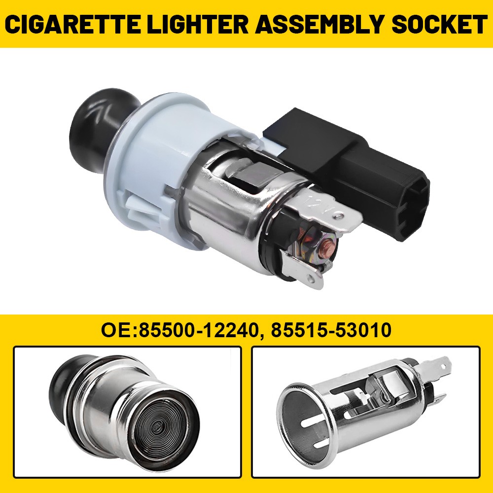 Cigarette Lighter Assembly Socket Element & Bezel For Toyota Corolla/Lexus