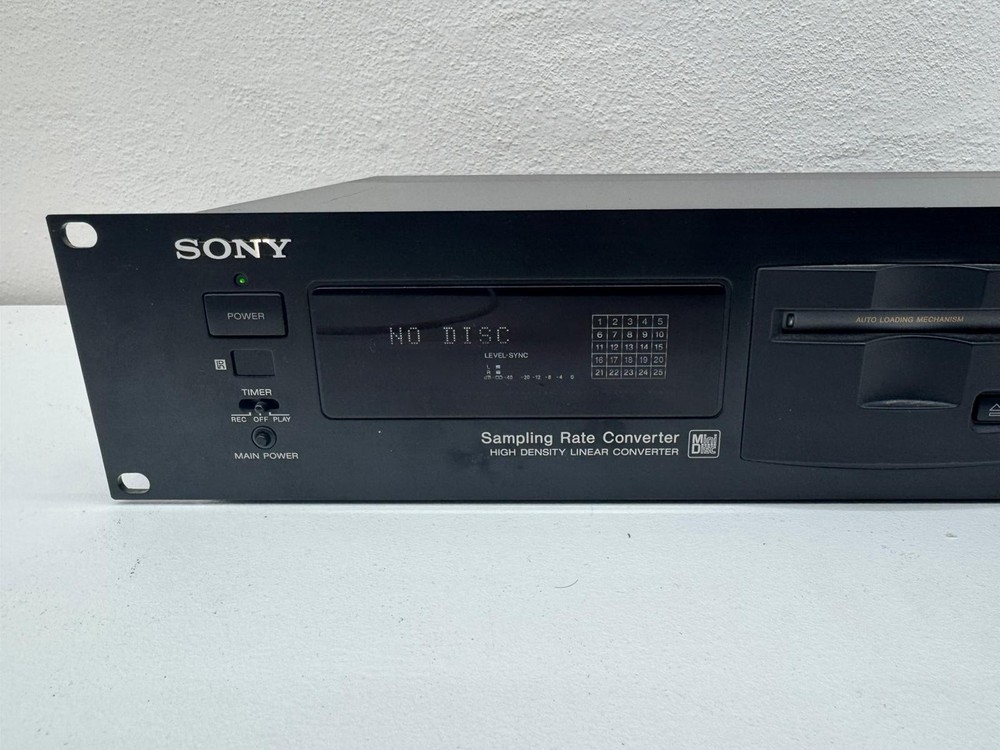 Sony MiniDisc Deck Professional Recorder Player MDS-E55 19” Rack Used