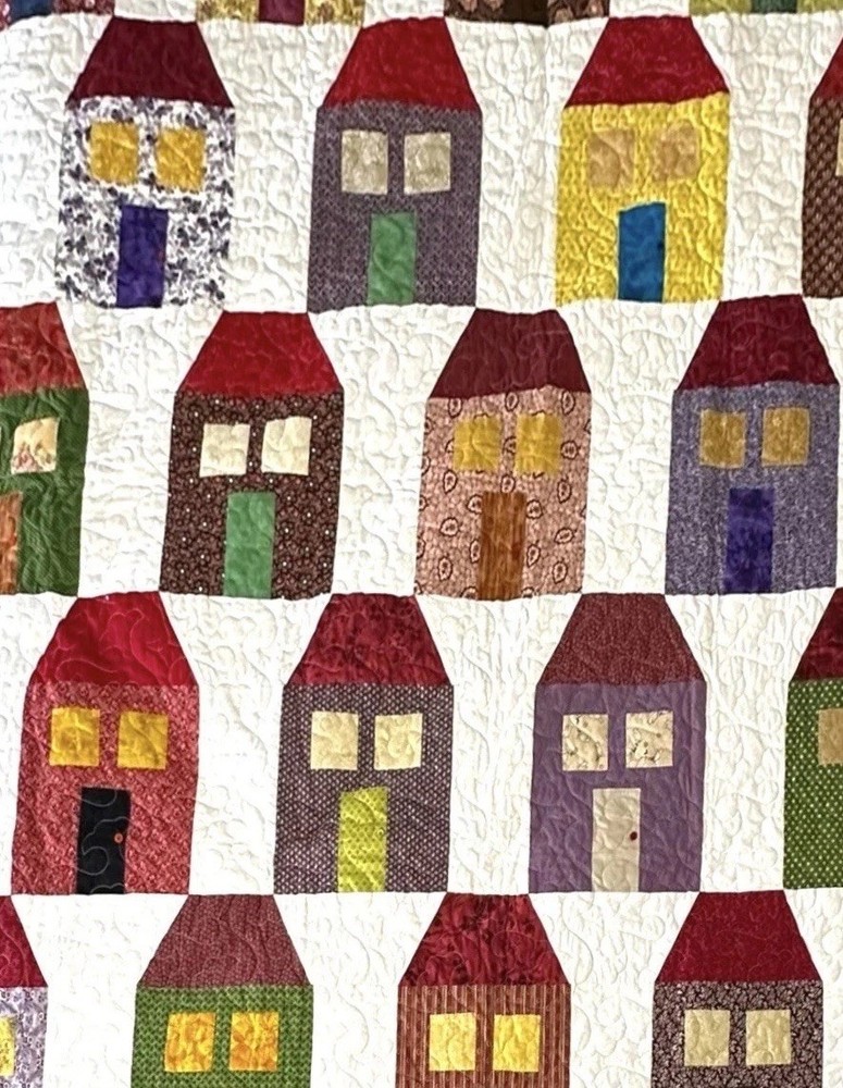 House Quilt Missouri Star Co Pattern Large Handmade Throw