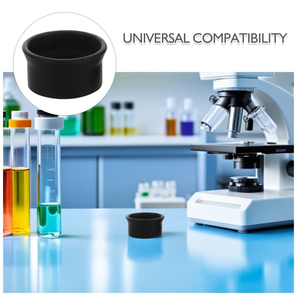 3 Pcs Microscope Eye Cups Eyepiece Protector Binocular Rubber Eyecups