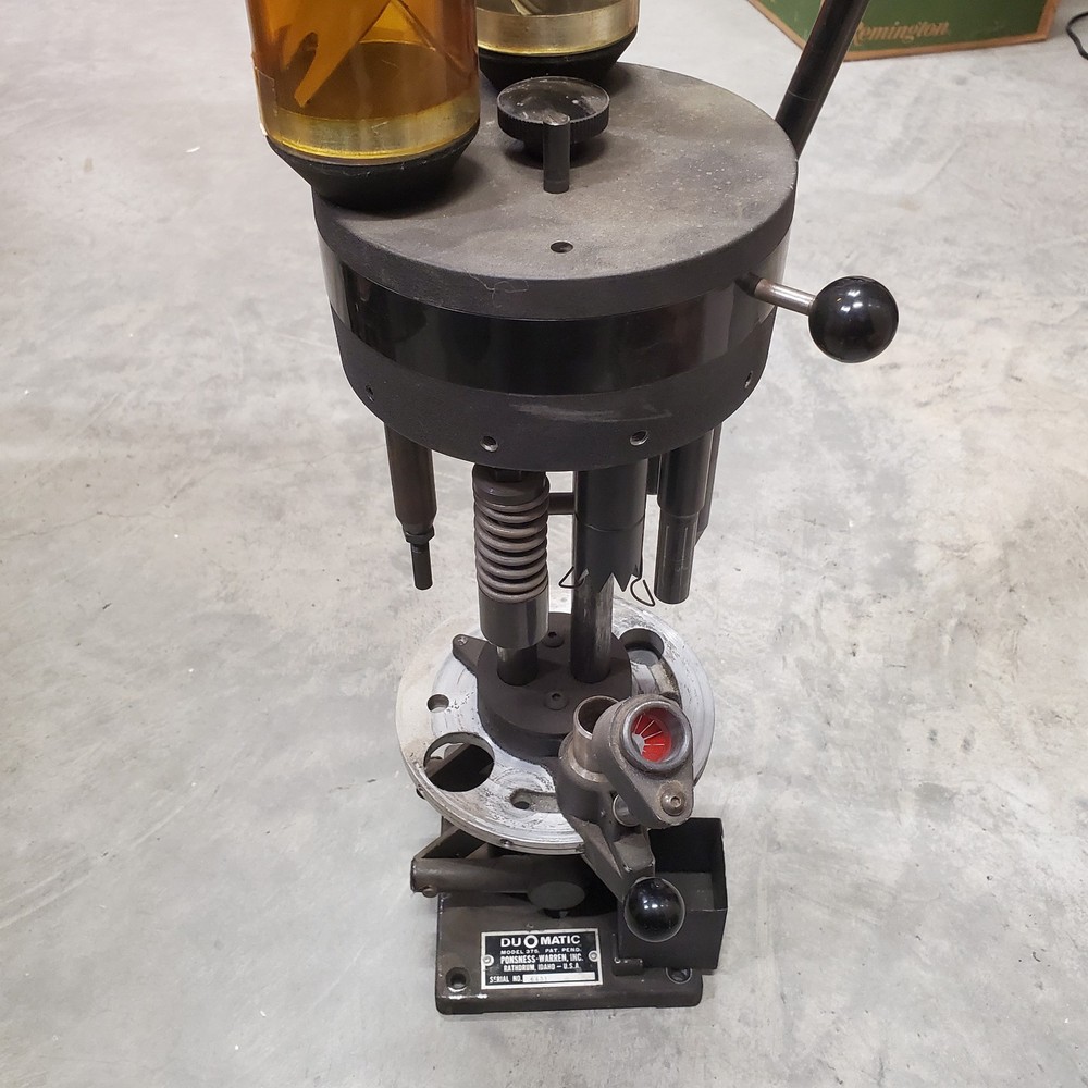 PONSNESS WARREN Duomatic 375 Shotshell Reloading Reloader With Extras