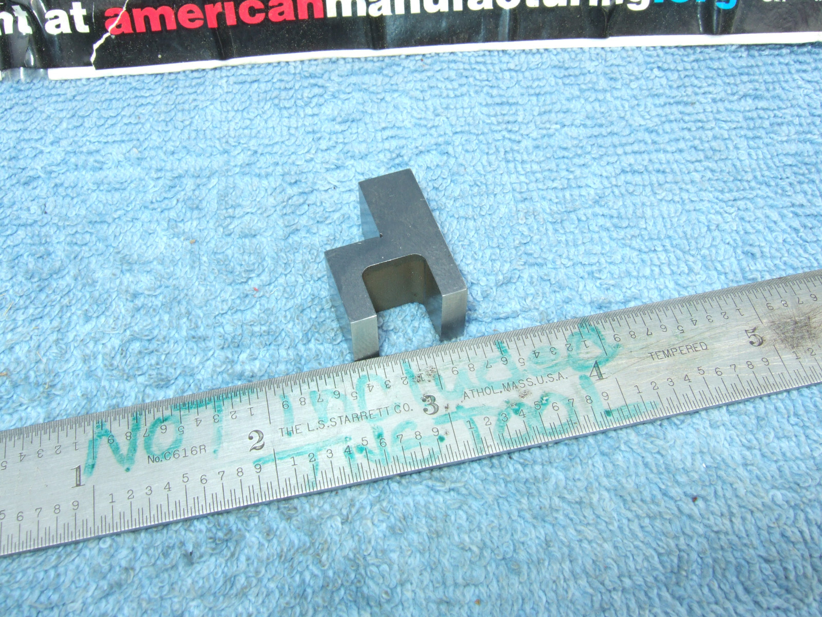 CHAIR SINGLE EDGE FINDER (1) NOT MAGNETIC USED TOOLMAKER MACHINIST VERY CLEAN ZA