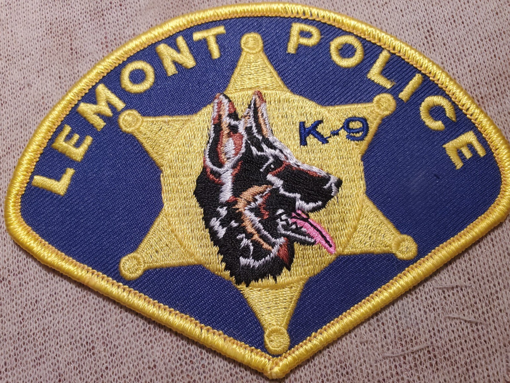 IL Lemont Illinois K-9 Unit Police Patch