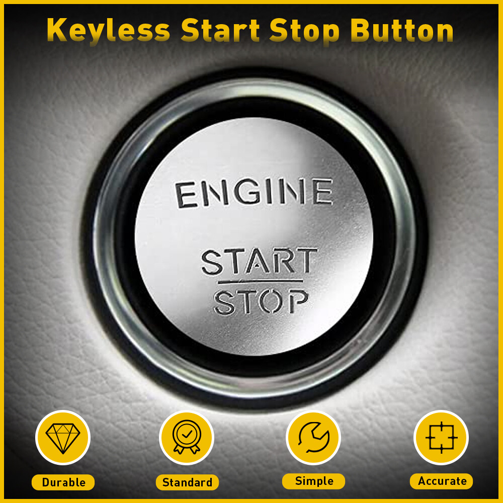 For Mercedes Benz Keyless Push Start Stop Button Go Engine Ignition Switch Parts