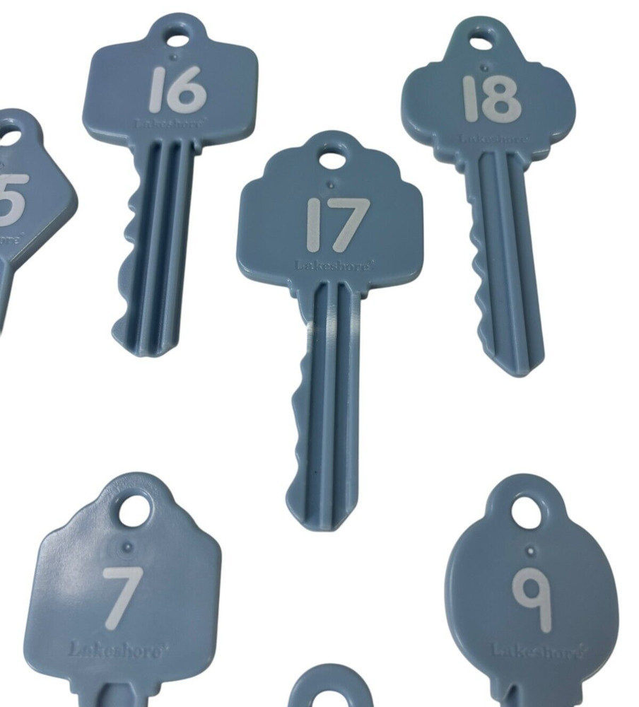 Lakeshore UNLOCK IT Number Match Math Learning Game Locks Keys LC127 - COMPLETE!
