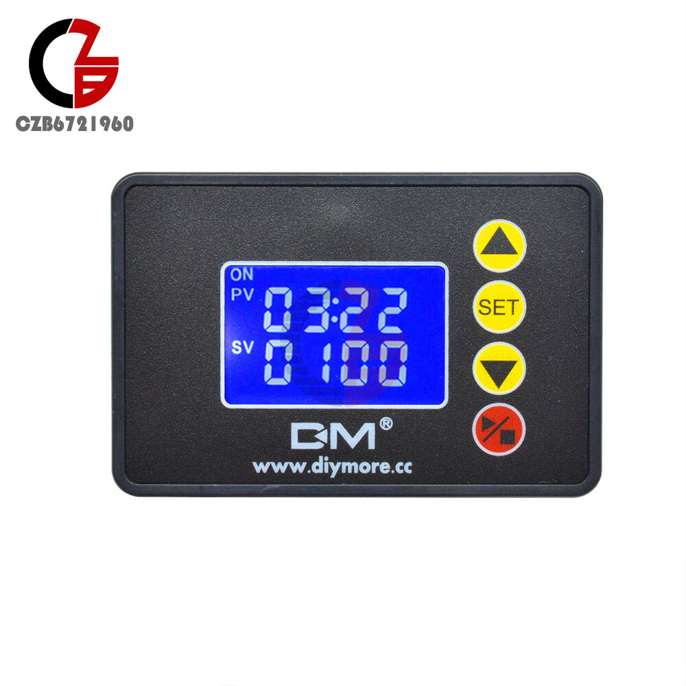 1.37" Digital LCD Microcomputer Relay Time Controller Module DC12/24V AC110-220V
