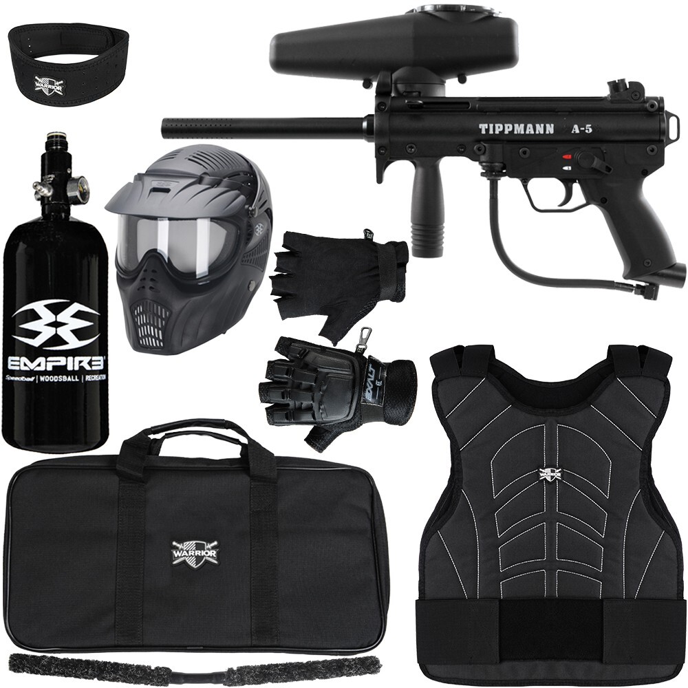 NEW Tippmann A5 Level 3 Protector Paintball Gun Package Kit - Small/Medium