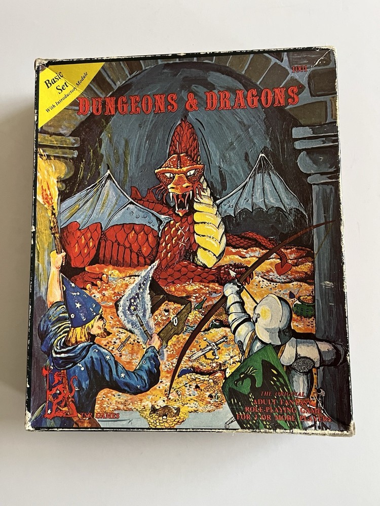 Dungeons and Dragons  Basic Set Games Workshop TSR 1978