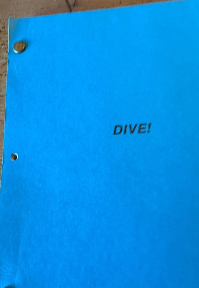 GOING UNDER AKA DIVE MOVIE ORIGINAL SCREENPLAY SCRIPT BILL PULLMAN