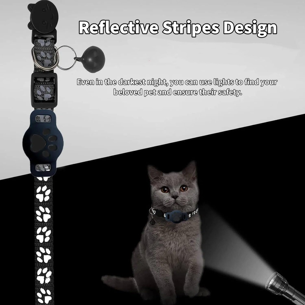 Pet Tracker,Gps Collar for Cats (Android Only) Smart Tag,Waterproof Compatible w
