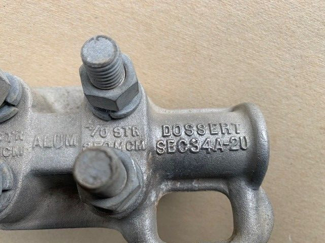 Dossert Straight Dead End Clamp SEC13A-2U