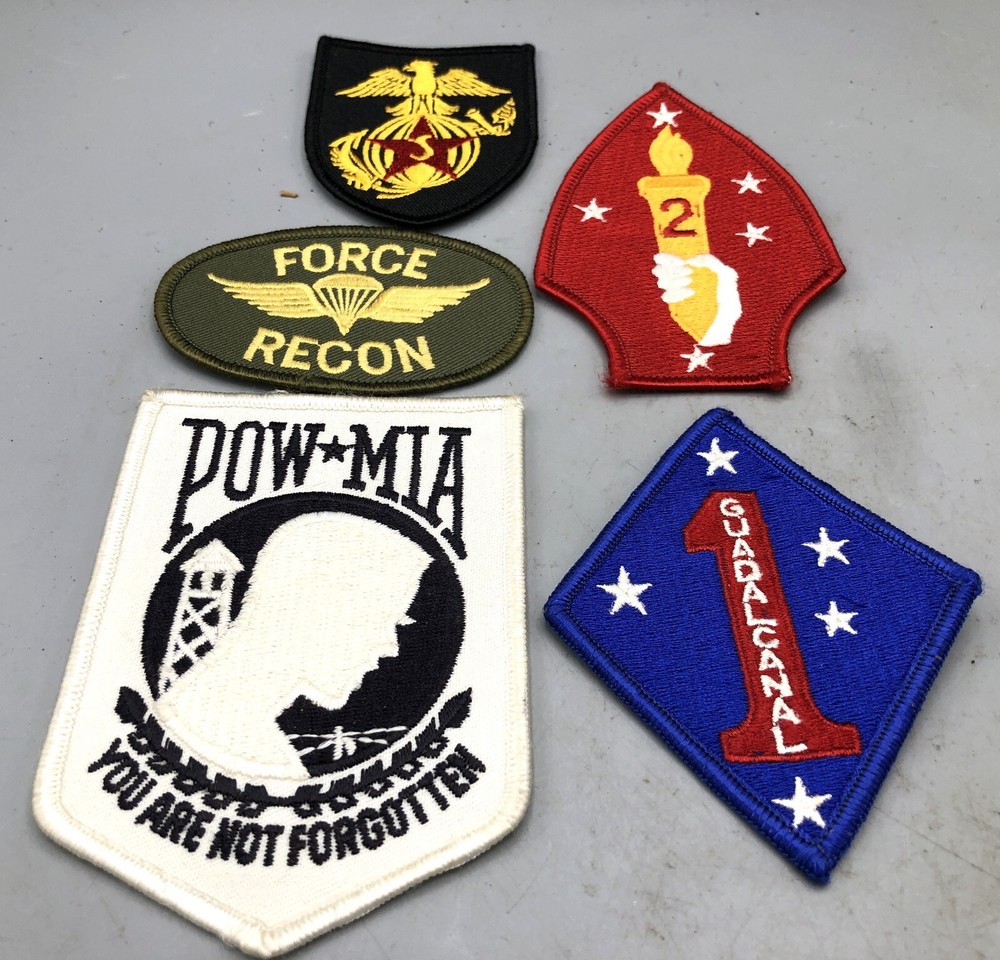 USMC Veteran POW Force Recon Patch Lot