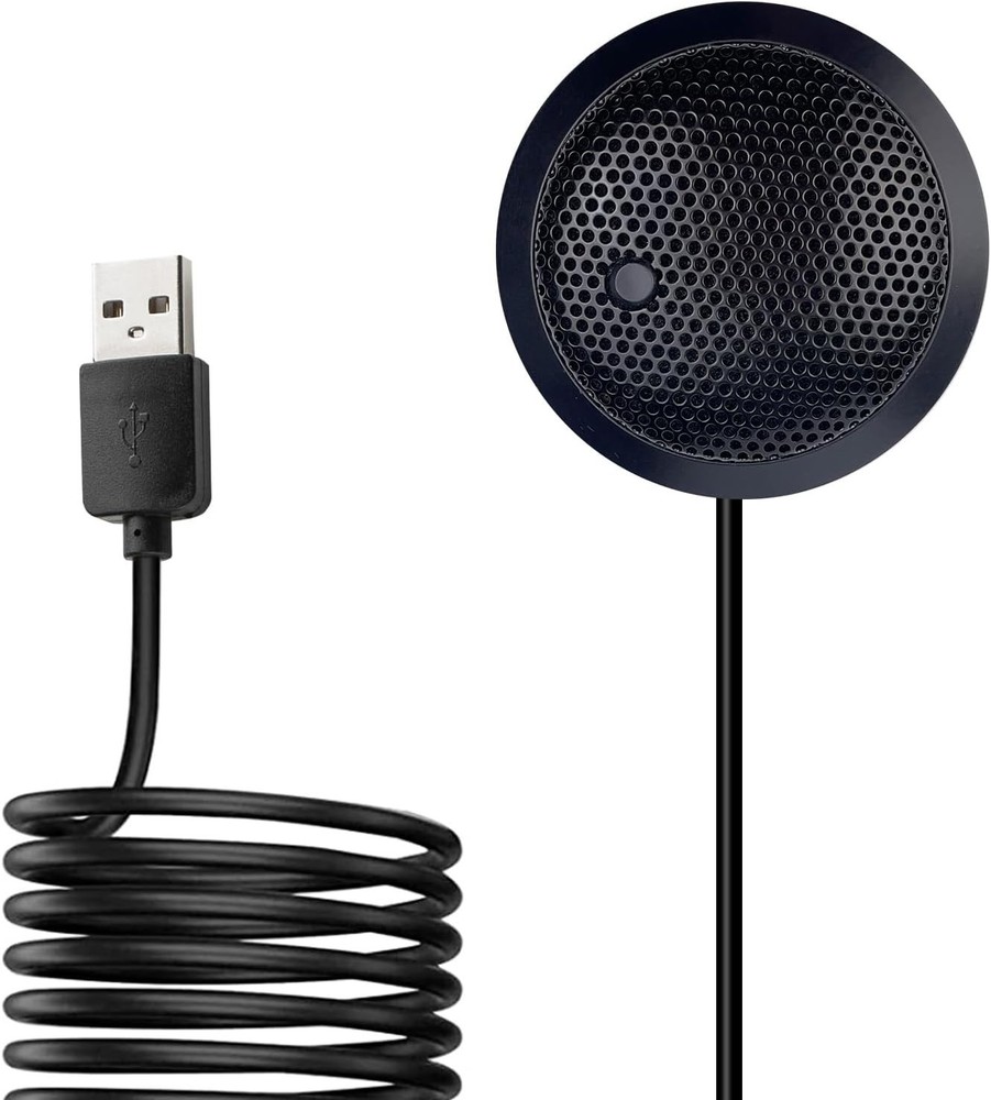 Portable USB Microphone for Online Meetings - Plays Nice with Windows & macOS