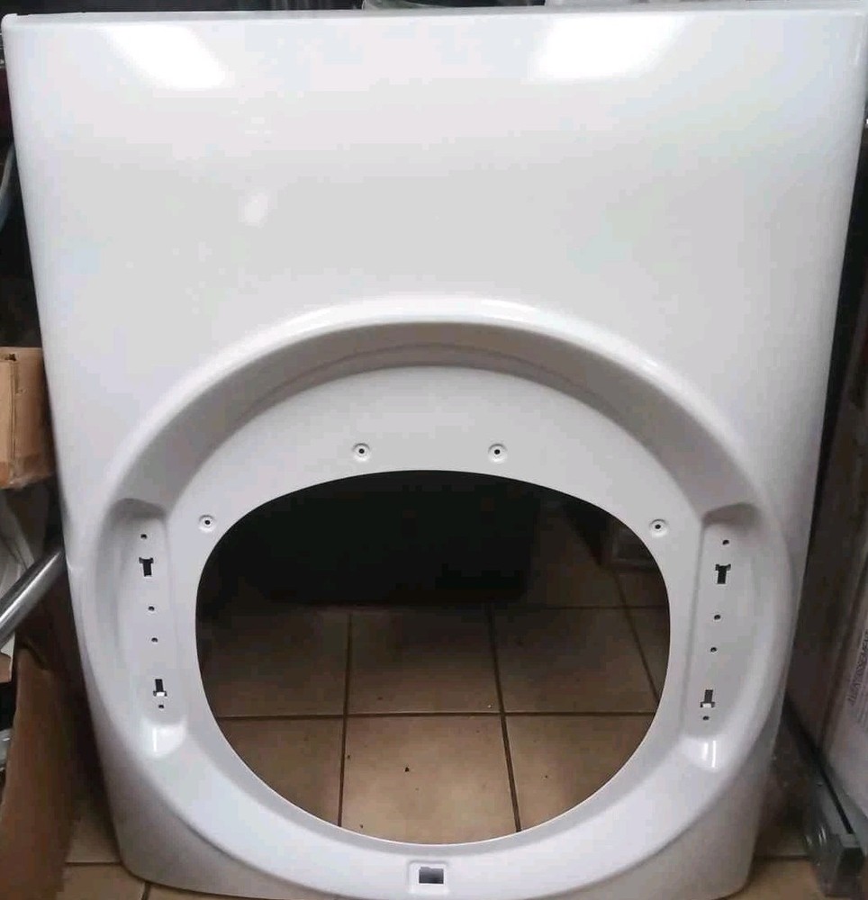 GE Dryer Front Replacement Panel Assembly White WE10X29591