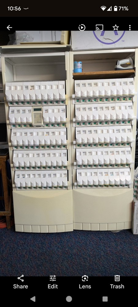 Pharmacy dispensing cabinet (Pharmassist machine)