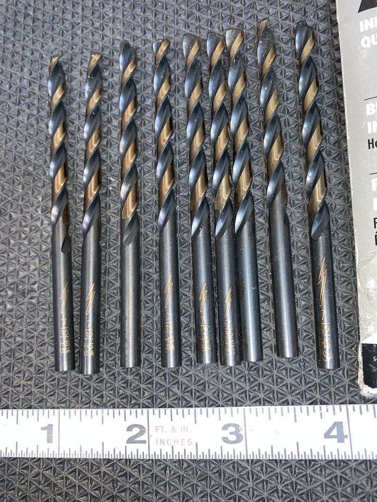 7/32" jobber drill bits 135point M7 9-pack Drill Bits Triumph 4F554