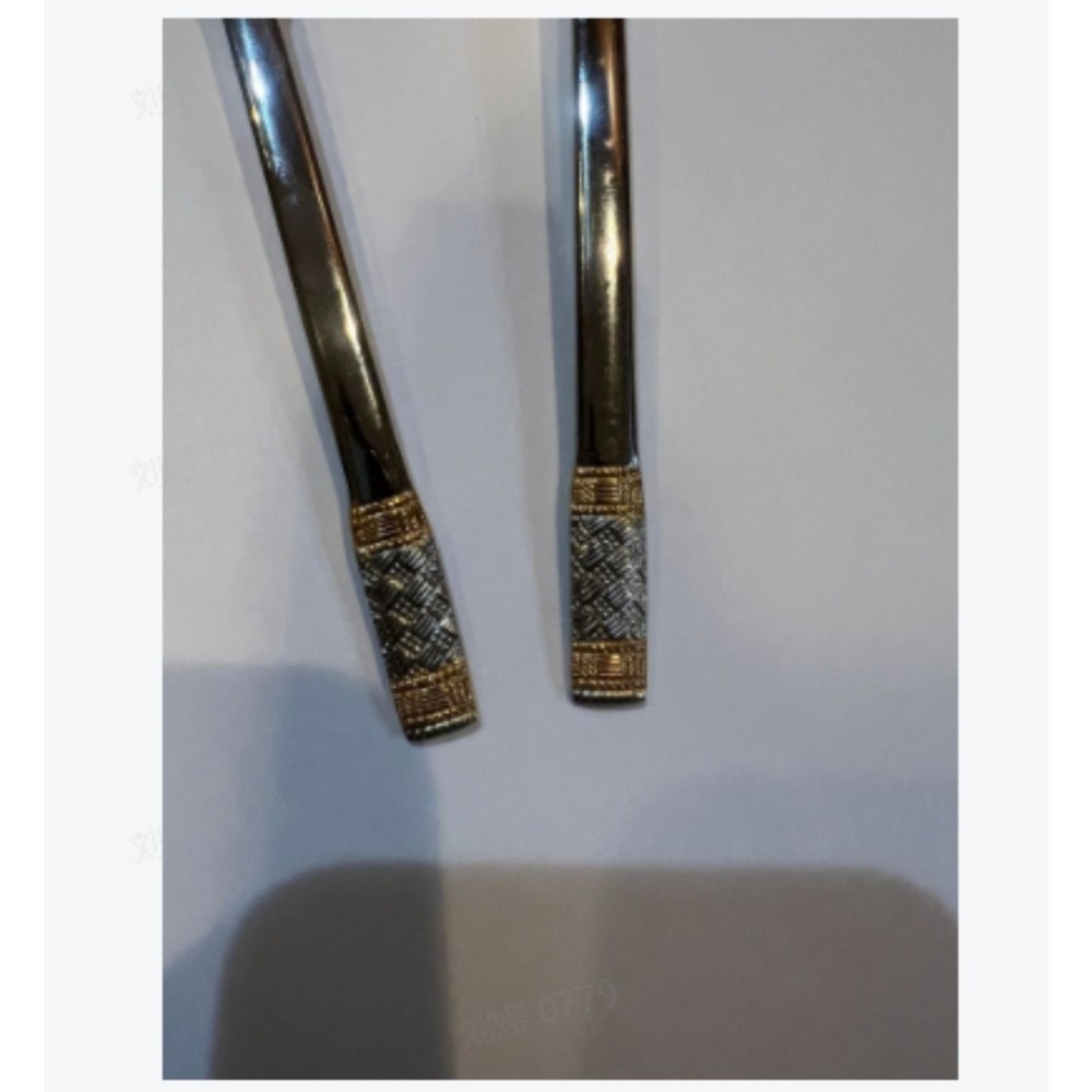 2pcs/pack Wallace Golden Corsica Stainless Flatware Sugar Spoon
