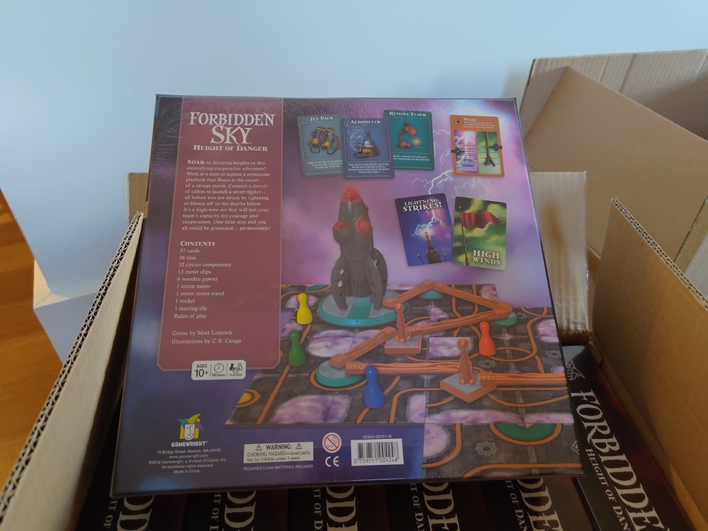 Gamewright Forbidden Sky Board Game 6 Pack New Sealed