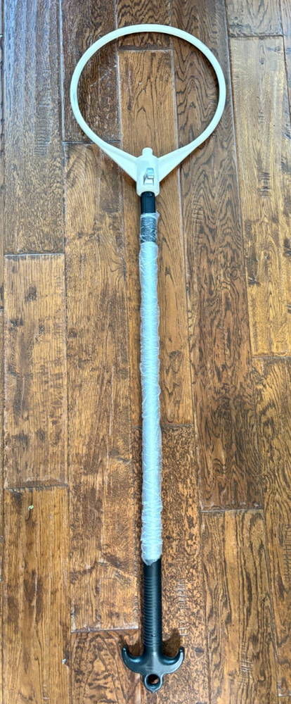 New Boat Docking White Rubber Loop 6ft Extendable Aluminum Pole w Hook Dock Easy