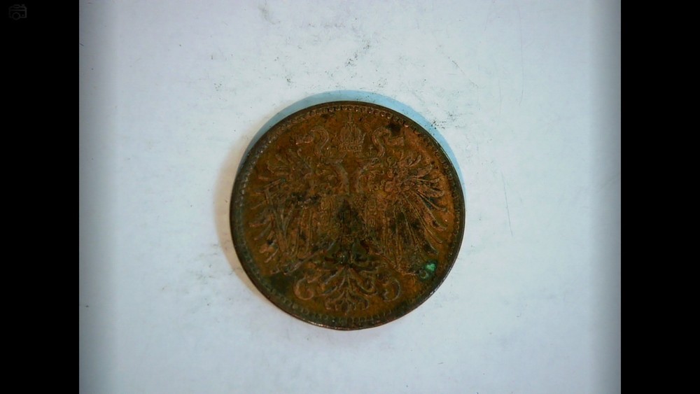 Austria-Hungary 1900 2 Heller Coin