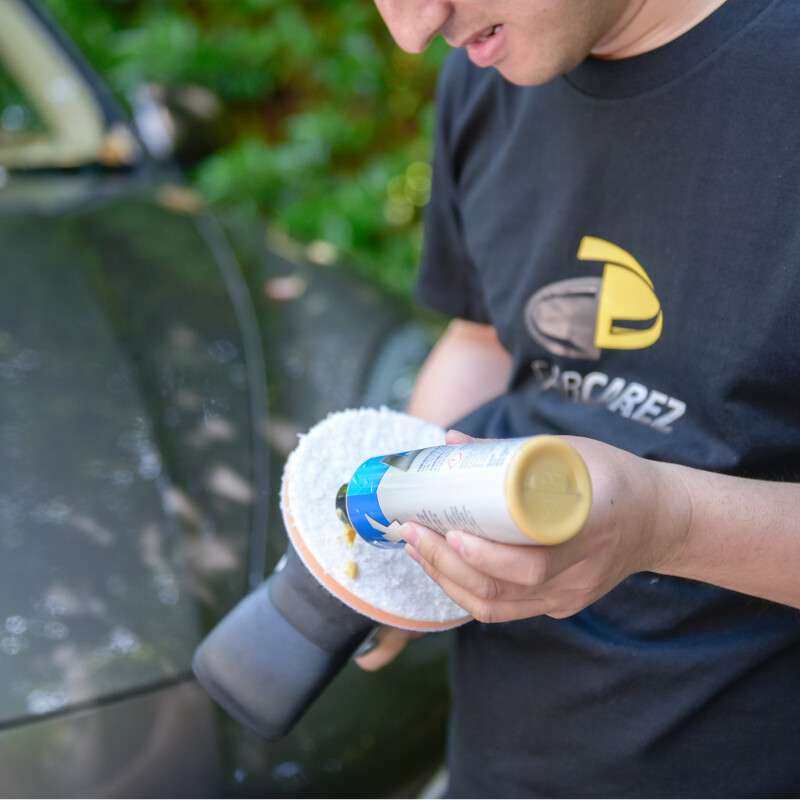 5.5 inch Microfiber Cutting Polishing Pad Hook and Loop Backing