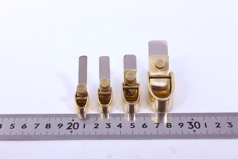 luthier tools 4pcs convex bottom Brass Planes tool violin Make Special tools