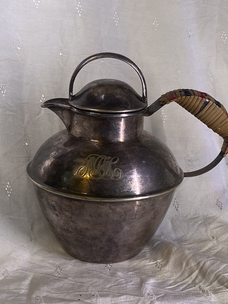 ANTIQUE Silver Plated Pitcher Bailey Banks & Biddle Philadelphia Vintage