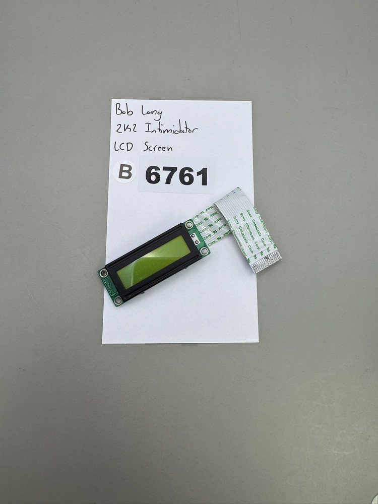 Bob Long 2k2 Intimidator LCD Screen Green