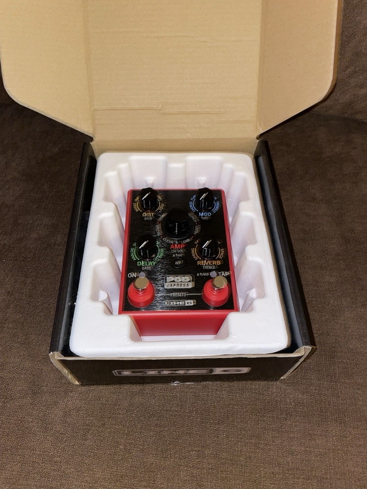 Line 6 POD Express Multi-Effects Processor for Electric Guitar Reverb Chorus