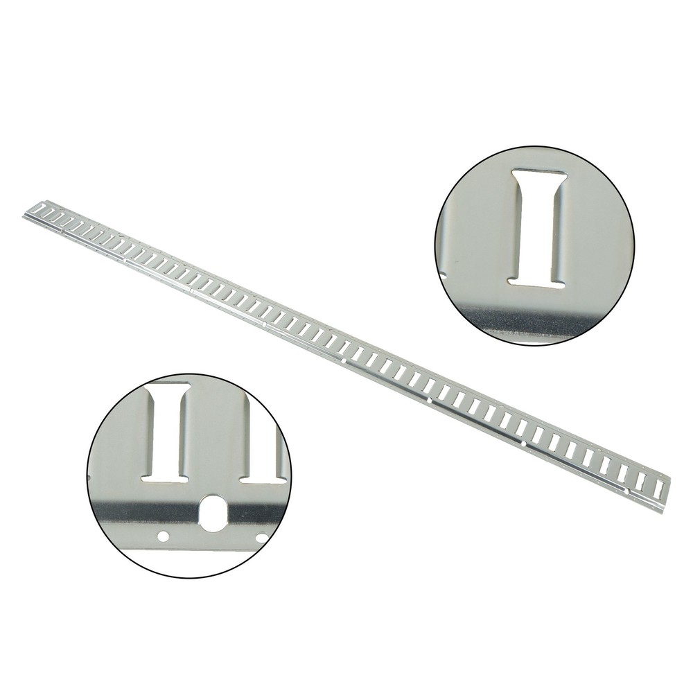 Labwork (8 Piece) 8 ft Galvanized Horizontal E-Track Trailer Tie-Down Rails