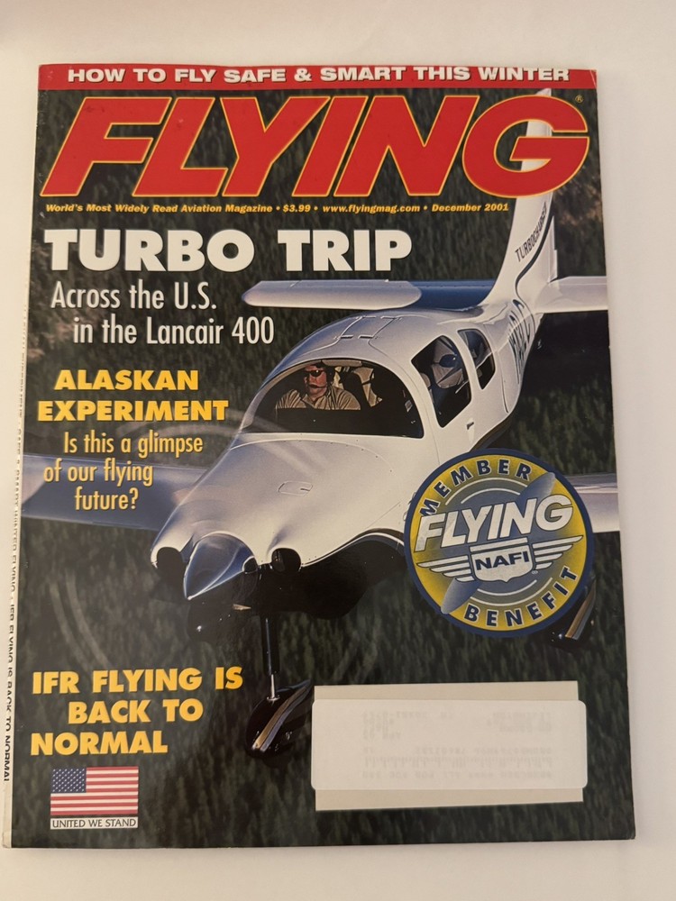 Flying Magazine December 2001 - Original