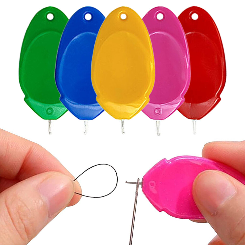 50PCS Thumb Needle Threaders Sewing Machine Threader Needle Threading Tools