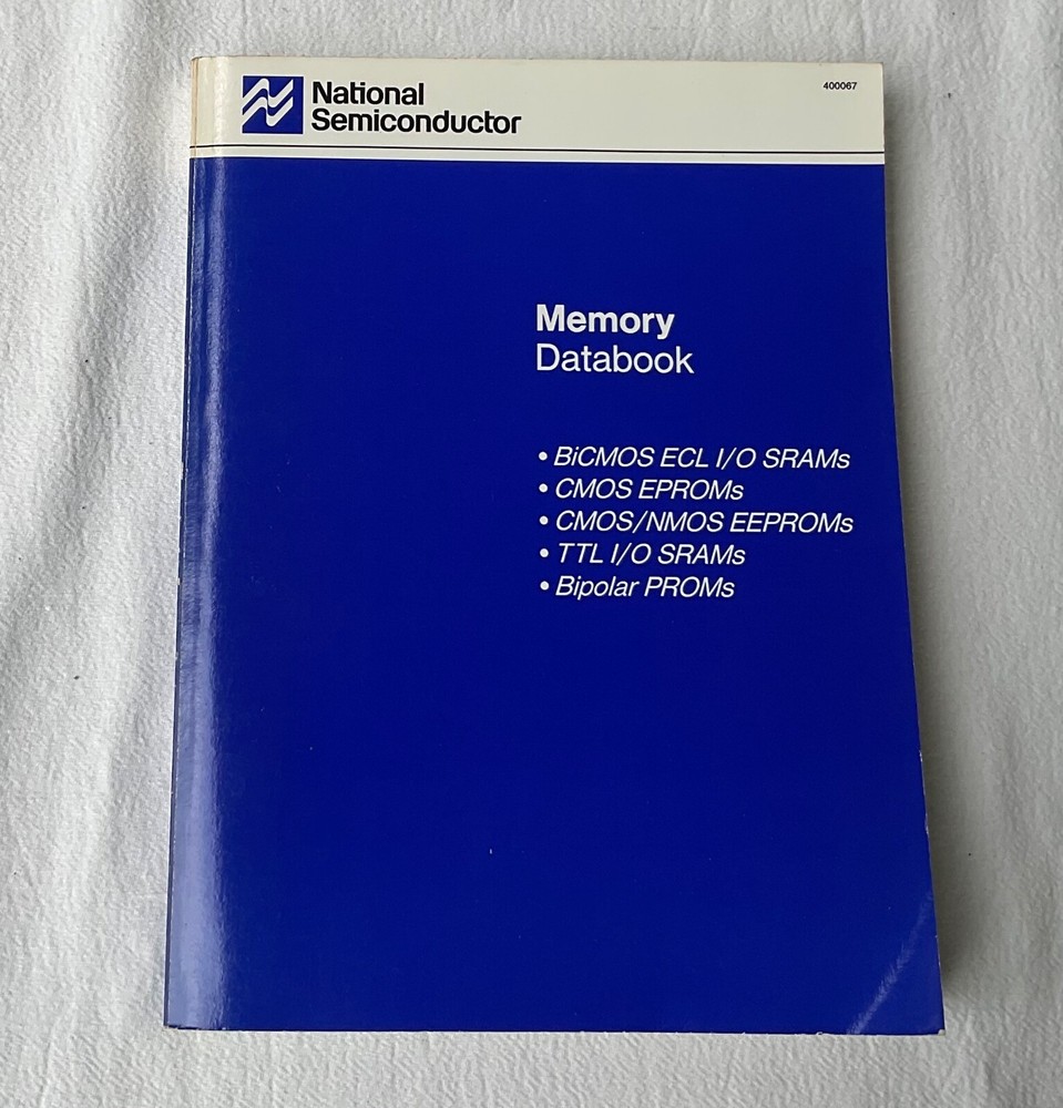 NATIONAL SEMICONDUCTOR Memory Databook 1990