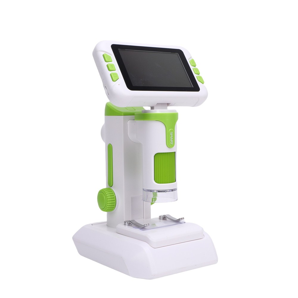 Kids Microscope 1600X Digital Microscope With 4 Inch 1080P Screen Handheld