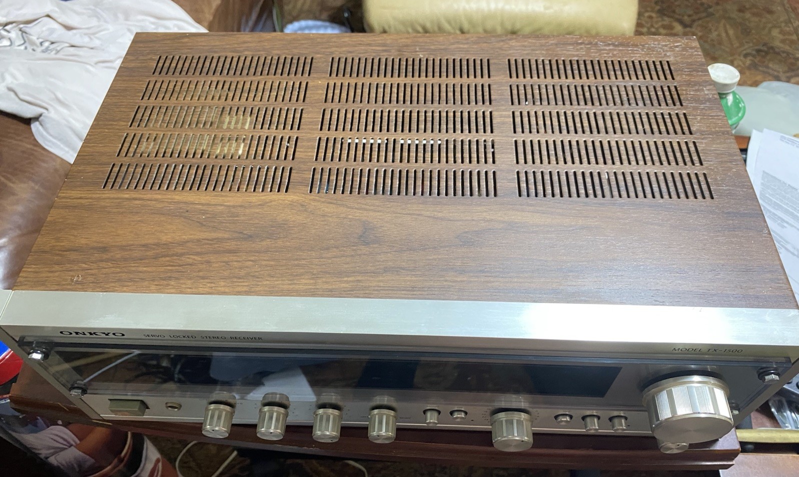 Onkyo Stereo Receiver TX-1500 Servo Locked AM/FM Stereo Receiver (1979-80)