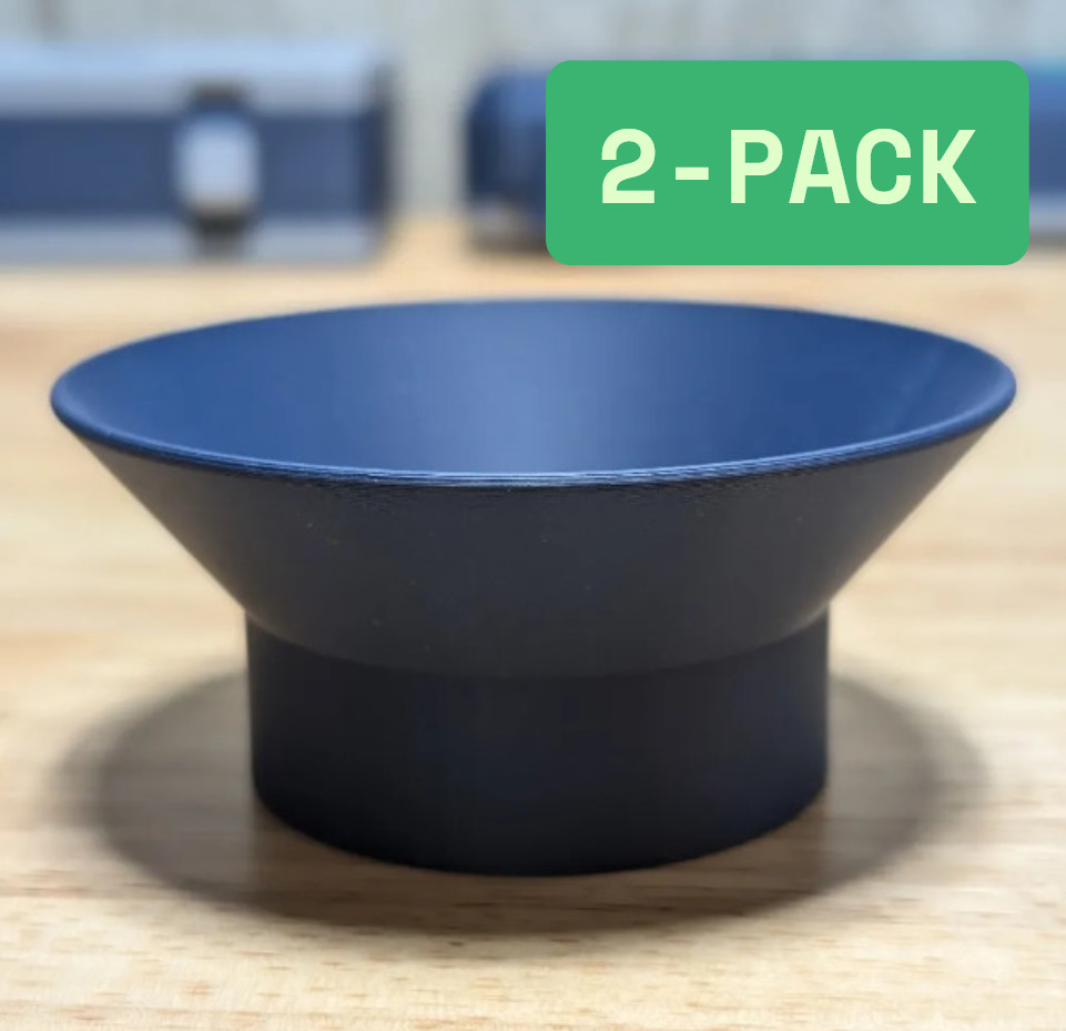 Paintball Pod Funnel 2-Pack - 3D Printed Loading Tool 58mm diameter