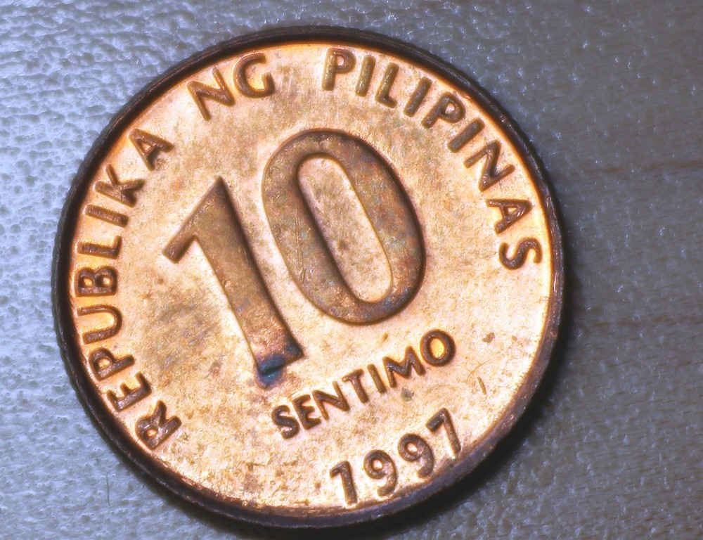 1997 Philippines 10 Sentimos