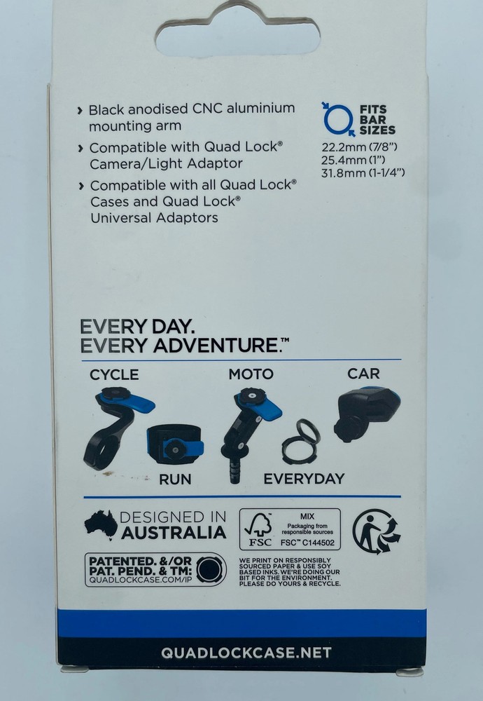 Quad Lock Out Front Mount Pro