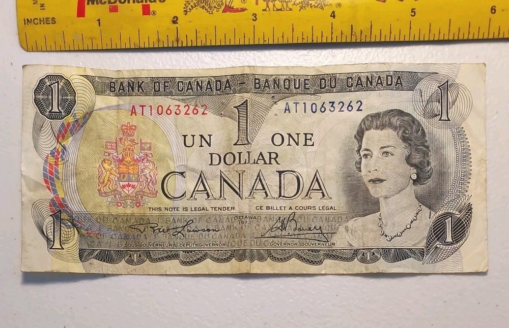 1973 Canada $1 Dollar Note *Lawson & Bouey*