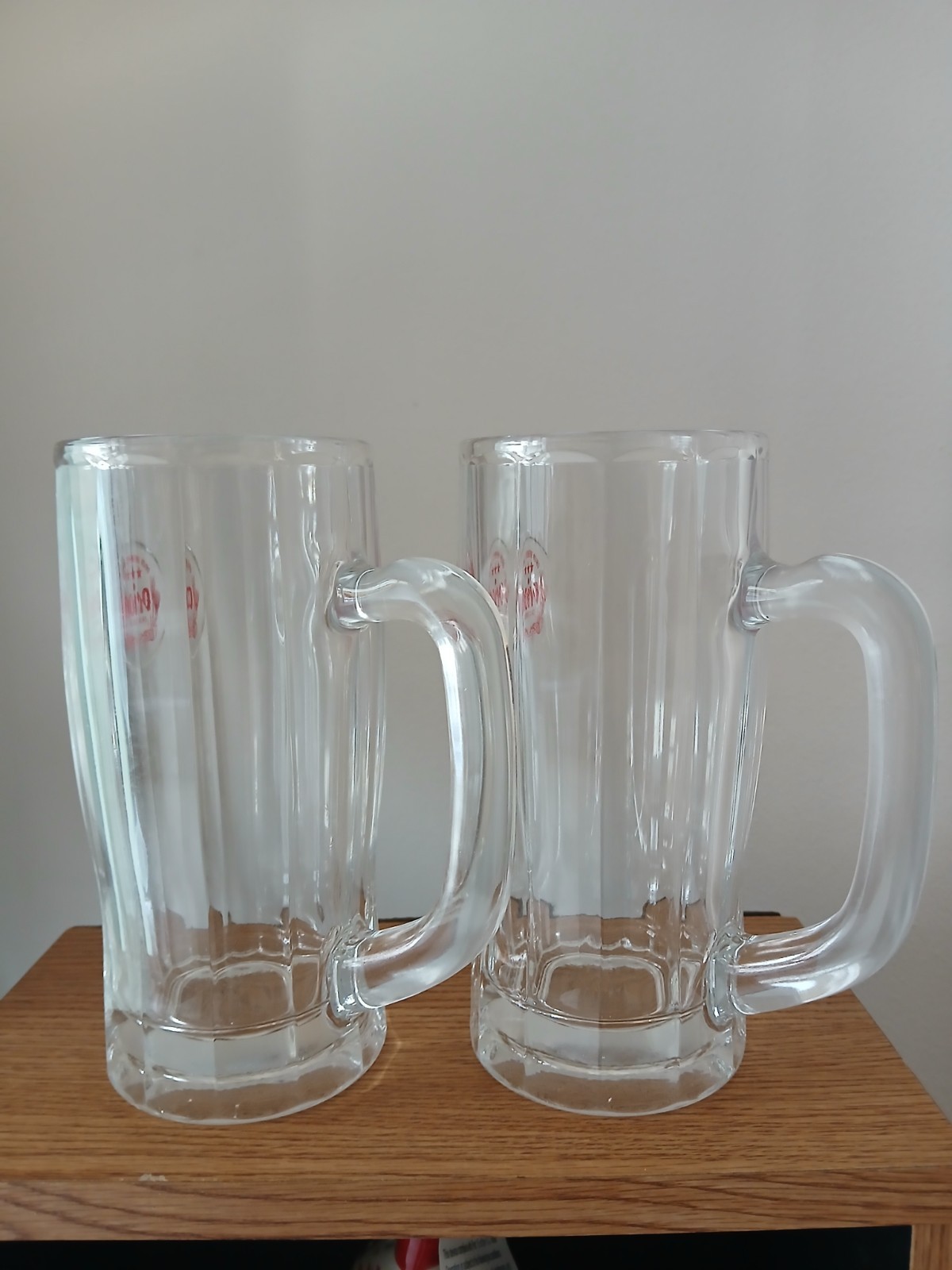 2 Vtg Orion Breweries Limited Draft Beer Glass Stein/Mug Okinawa Japan