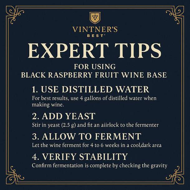 Vintners Best Vintner's Best Black Raspberry Fruit Wine Base