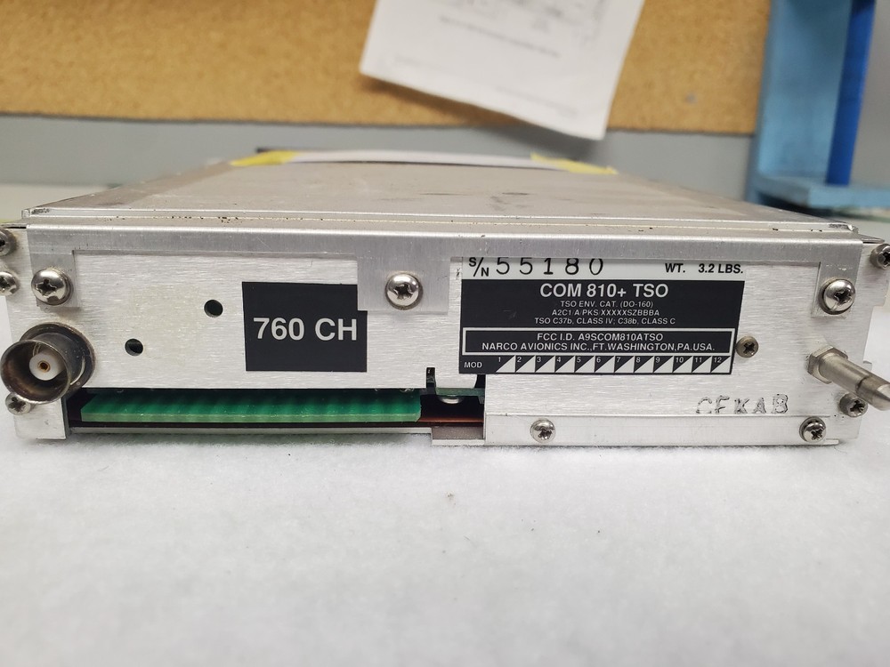 Narco VHF Com 810+ Plus Radio